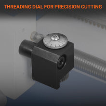 Load image into Gallery viewer, MechMaxx 1.5‘’ Spindle Bore Metal Lathe Machine with DRO 8'' x 16'' High Precision Brushless Motor Mini 1.5HP Benchtop 0-2500 RPM Variable Speed Metal Working Machine 1.5‘’ Spindle Bore Small Lathe wi