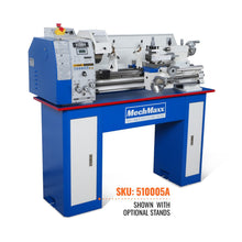 Load image into Gallery viewer, MechMaxx Metal Lathe Machine 11'' x 30'' High Precision Benchtop Brushless Motor 0-2000 RPM Variable Speed Metal Working Machine 2HP Small Lathe without Stand 1130V