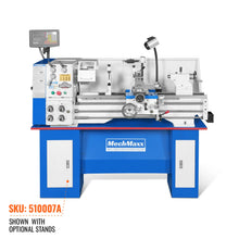 Load image into Gallery viewer, MechMaxx 13" x 37" Industrial Heavy Duty Bench Metal Lathe 1.5HP/1100W Metal Working Lathe High Precision 64-1500 RPM Variable Speed with Four-axis sliding system 1337G4