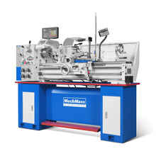 Load image into Gallery viewer, MechMaxx 13" x 40" Industrial Heavy Duty Bench Metal Lathe 2HP/1500W Metal Working Lathe High Precision 70-2000 RPM Variable Speed with Four-axis sliding system 1340G