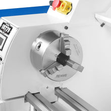 Load image into Gallery viewer, MechMaxx 10'' x 22'' Industrial Metal Lathe Machine High Precision Benchtop 1.5HP Brushless Motor 0-2000 RPM Variable Speed Metal Working Machine Small Lathe without Stand 1022V