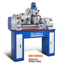 Load image into Gallery viewer, MechMaxx 1.5 HP 10'' x 30'' Combination Lathe Milling Drilling Machine, 1.5'' Spindle Bore, 0-2000 RPM Variable Speed, High Precision Benchtop Lathe for Metalworking – Without Stand 1030VC