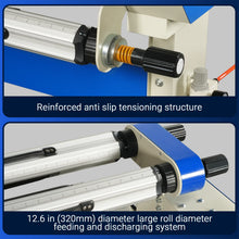 Load image into Gallery viewer, MechMaxx 65" Wide Format Full-Auto Cold &amp; Heat Assisted Pneumatic Laminator Machine with 4 Trimmers, Max Speed 40ft/min, 63" Max Width, 1.1" Max Thickness, Infrared Heating, Digital Control Pneumatic 