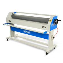 Load image into Gallery viewer, MechMaxx 63" Wide Format Pneumatic Laminator Manual Cold Laminating Machine 60" Max Laminating Width,Pneumatic Roller Lift &amp; Wear-Resistant Rubber Roller Portable Stand Included, 0.78" Max Thickness (
