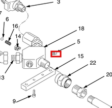 Load image into Gallery viewer, Graco 501603 Valve, Check 1/2 Npt Mbe Sst Tf - highlighted in parts diagram