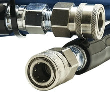 Load image into Gallery viewer, Stainless Steel Coupler Upgrade for Pressure Washer Hose, Installed on Both Ends