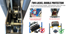 Load image into Gallery viewer, Katool KT-4H150 15000 lbs Four Post Alignment Lift