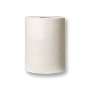 Tork® 510137 Centerfeed Cleaning Cloth, 9.84 in Dia x 416.67 ft L x 12.6 in W Roll, 500, Spunlace, White, 1 Plys