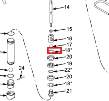 Load image into Gallery viewer, Graco 510475 Packing, Cup - highlighted in parts diagram