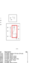 Load image into Gallery viewer, Graco 512616 Hose, Coupled, 1.5 Ft - highlighted in parts diagram