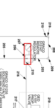 Load image into Gallery viewer, Graco 515147 Regulator,air, 1/2p, G515-147 - highlighted in parts diagram