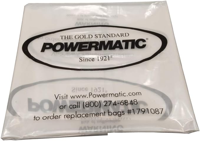 Powermatic - Collection Bags, Clear, 20