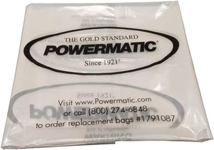 Powermatic - Collection Bags, Clear, 20" Diameter (pack of 5)