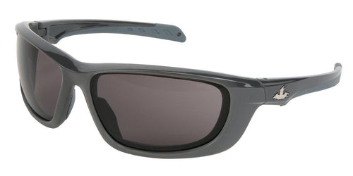 MCR Safety UD1 Series, Gray lens, Gunmetal Color Frame, MAX6™ Superior Anti-Fog Coating 1/EA