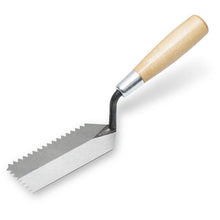 Load image into Gallery viewer, Marshalltown 52VN 5 X 2 Notched Margin Trowel 1/4 X 3/16 V (6/Pack)