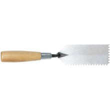 Load image into Gallery viewer, Marshalltown 52VN 5 X 2 Notched Margin Trowel 1/4 X 3/16 V (6/Pack)