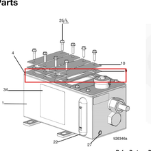 Load image into Gallery viewer, Graco 556732 GASKET, PUMP - item 9 highlighted in the Graco 3A3006EN-H parts diagram