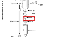 Load image into Gallery viewer, Graco 557191 Collar,piston - highlighted in parts diagram