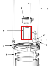 Load image into Gallery viewer, Graco 557799 Filter Screen - highlighted in parts diagram