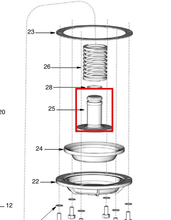 Load image into Gallery viewer, Graco 557881 Grease Jockey Piston,machining - highlighted in parts diagram