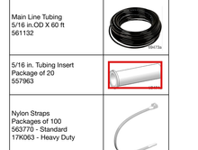 Load image into Gallery viewer, Graco 557963 Insert, Pkg 5/16 Tube - highlighted in parts diagram