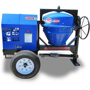 Marshalltown MIXER, 600CM, 1.5HP ELECTRIC, 2" BALL HITCH