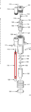 Load image into Gallery viewer, Graco 562989 Suction Tube Assembly for ManzelÂ® Model HP-50 and HP-60 High Pressure Lubricators - highlighted in parts diagram