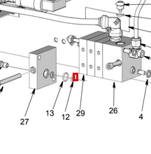 Load image into Gallery viewer, Graco 563130 High Speed Spindl-Gard (HSSG) Block - 0.0015 cu in displacement - highlighted in parts diagram