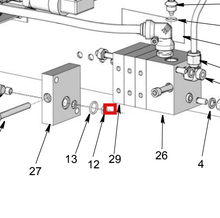 Load image into Gallery viewer, Graco 563131 High Speed Spindl-Gard (HSSG) Block - 0.0030 cu in displacement - highlighted in parts diagram