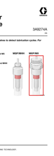 Load image into Gallery viewer, Graco 563260 Visual Cycle Indicator Assembly - MX/MXP Divider Valves - highlighted in parts diagram