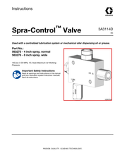 Load image into Gallery viewer, Graco 563276 Air-lube Control Valve and Nozzle Assembly - 8 in. spray diameter, wide - highlighted in parts diagram