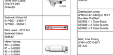 Load image into Gallery viewer, Graco 563642 22 foot Wire Lead for Solenoid Valve - highlighted in parts diagram