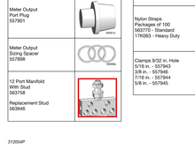 Load image into Gallery viewer, Graco 563758 Manifold, Manf 12 Port - highlighted in parts diagram