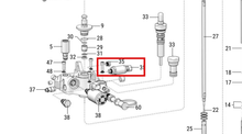 Load image into Gallery viewer, Graco 567251 Plug, Outlet, Assembly - highlighted in parts diagram