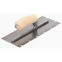Load image into Gallery viewer, Marshalltown 5704S 11 X 4 1/2 Notched Trowel3/16 X 3/8 X 1 3/4 UWood Handle (6/Pack)
