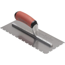 Load image into Gallery viewer, Marshalltown 5705SSD 11 X 4 1/2 SS Notched Trowel;3/16 X 3/16 X 5/8 UDuraSoft Handle (6/Pack)