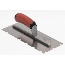 Load image into Gallery viewer, Marshalltown 5706SSD 11 X 4 1/2 SS Notched Trowel1/4 X 1/4 X 1 1/2 UDuraSoft Handle (6/Pack)