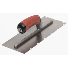 Load image into Gallery viewer, Marshalltown 5706SSD 11 X 4 1/2 SS Notched Trowel1/4 X 1/4 X 1 1/2 UDuraSoft Handle (6/Pack)