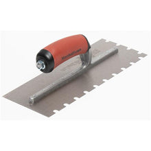 Load image into Gallery viewer, Marshalltown 5707SD 11 X 4 1/2 Notched Trowel5/16 X 5/16 X 3/4 UDuraSoft Handle (6/Pack)