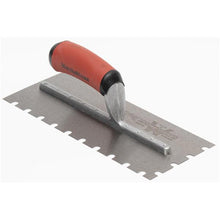 Load image into Gallery viewer, Marshalltown 5707SD 11 X 4 1/2 Notched Trowel5/16 X 5/16 X 3/4 UDuraSoft Handle (6/Pack)