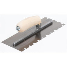 Load image into Gallery viewer, Marshalltown 5707S 11 X 4 1/2 Notched Trowel5/16 X 5/16 X 3/4 UWood Handle (6/Pack)