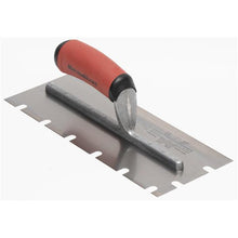 Load image into Gallery viewer, Marshalltown 5709SSD 11 X 4 1/2 SS Notched Trowel;3/8 X 1/2 X 1 1/2 UDuraSoft Handle (6/Pack)