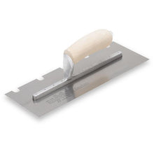 Load image into Gallery viewer, Marshalltown 5776SS 12 X 4 1/2 SS Notched Trowel1/2 X 1/2 X 2 UWood Handle (6/Pack)