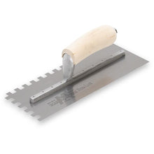 Load image into Gallery viewer, Marshalltown 5779S Notch Trowel-3/8 X 3/8 X 3/8 SQ (6/Pack)