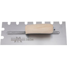 Load image into Gallery viewer, Marshalltown 5784S Notch Trowel-9/16 X 5/8 X 1 U (6/Pack)
