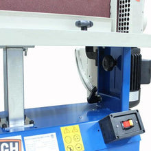 Load image into Gallery viewer, Baileigh Industrial - 220V Single Phase Edge Sander, 6&quot; x 99&quot; Belt Size, Can Sand Vertical, Horizontal, or at 45 Degrees