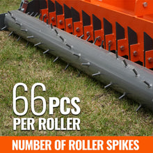 Load image into Gallery viewer, MechMaxx 84" Heavy Duty Soil Pulverizer, Single Spiked Roller, 29 Shanks, Category 1 and 2, 3 Point Hitch Tractor Attachment, TSP84
