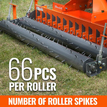 Load image into Gallery viewer, MechMaxx 84" Heavy Duty Soil Pulverizer, Double Spiked Roller, 29 Shanks, Category 1 and 2, 3 Point Hitch Tractor Attachment, TSP84D