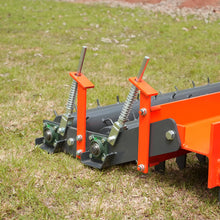 Load image into Gallery viewer, MechMaxx 72" Heavy Duty Soil Pulverizer, Double Spiked Roller, 25 Shanks, Category 1 and 2, 3 Point Hitch Tractor Attachment, TSP72D