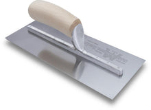 Load image into Gallery viewer, Marshalltown MXS1SS Bright Stainless Steel Finishing Trowels Wood 11 In (279 Mm) 4 1⁄2 In (114 Mm)